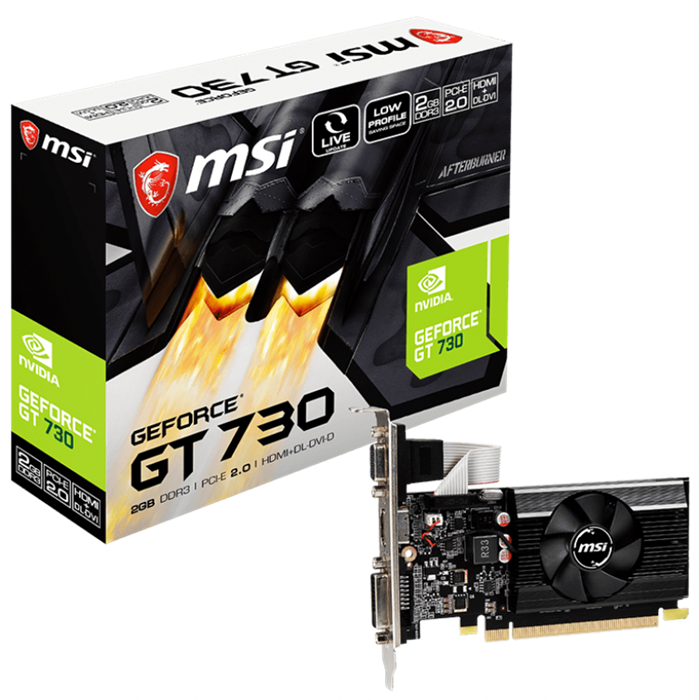 Видеокарта MSI GeForce GT 730 (N730K-2GD3/LP) 104631