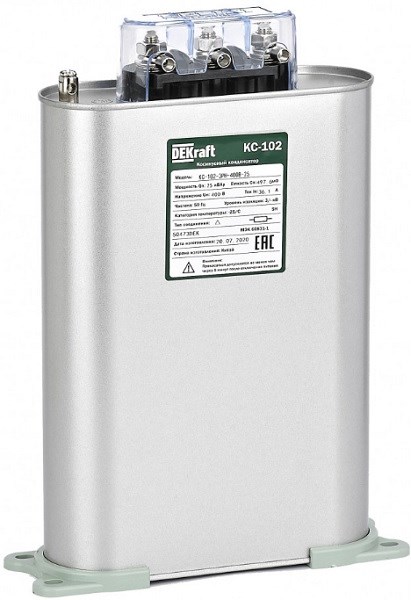 Конденсатор трехфазный DEKraft 50473DEK 153788