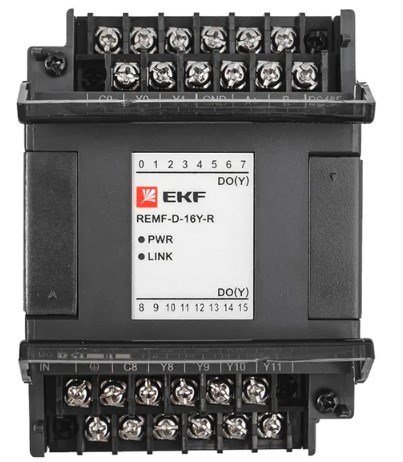 Модуль дискретного вывода EKF REMF-D-16Y-R 154271