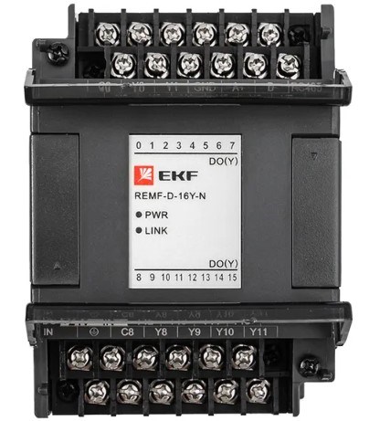Модуль дискретного вывода EKF REMF-D-16Y-N 154284