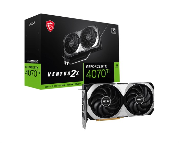 Видеокарта MSI GeForce RTX 4070 Ti (RTX 4070 Ti VENTUS 2X 12G OC) 104667