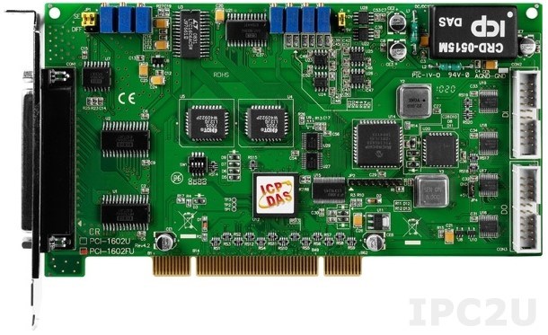 Плата  ICP DAS PCI-1602FU CR 154611