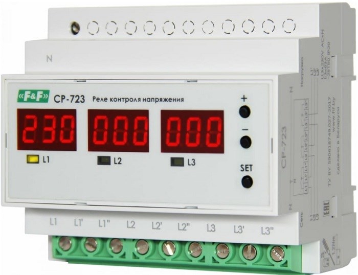 Реле напряжения F&F CP-723 154761