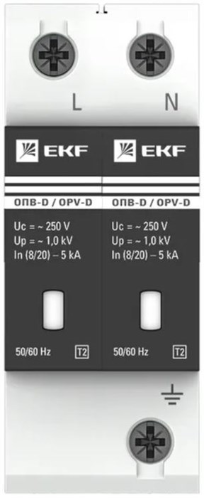 Ограничитель импульсных перенапряжений  EKF opv-d2 154832