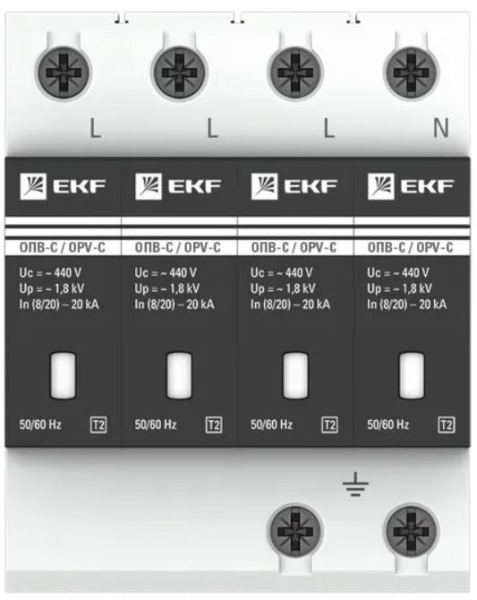 Ограничитель импульсных перенапряжений  EKF opv-c4 154846