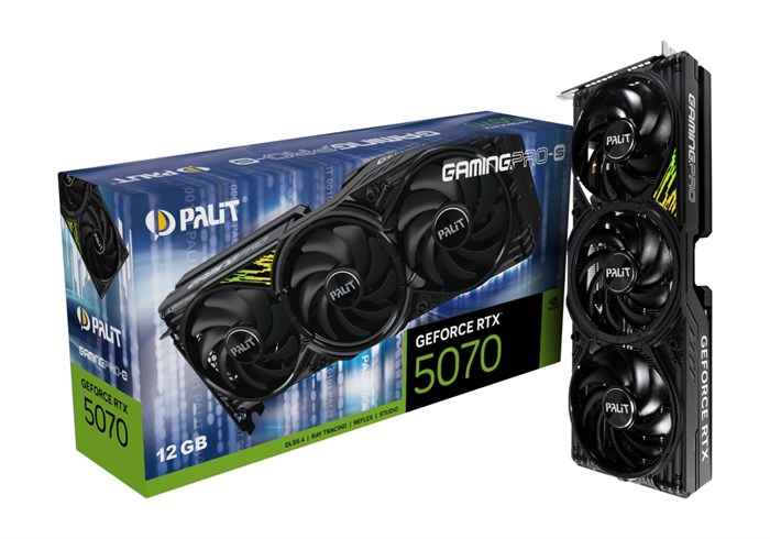 Видеокарта Palit GeForce RTX 5070 GAMING PRO S (NE75070019K9-GB2050U) 104692