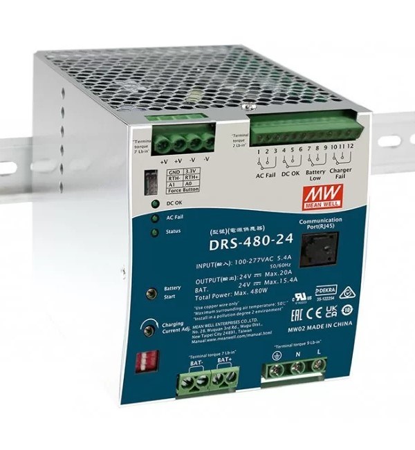 Преобразователь AC-DC сетевой Mean Well DRS-480-24 154958