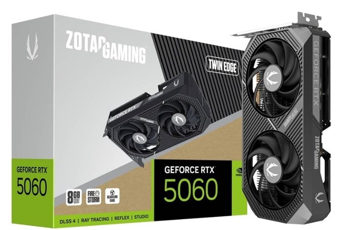 Видеокарта Zotac GeForce RTX 5060 TWIN EDGE (ZT-B50600E-10M) 104717