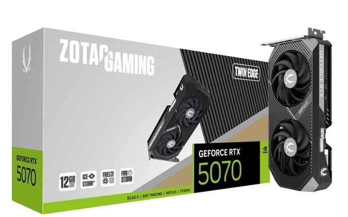 Видеокарта Zotac GeForce RTX 5070 TWIN EDGE (ZT-B50700E-10P) 104722
