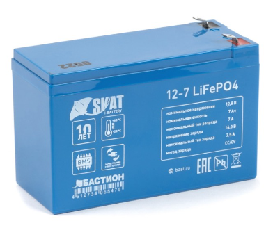 Аккумулятор  Бастион Skat i-Battery 12-7 LiFePo4 100716