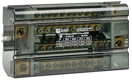Блок распределительный  EKF db-160-4x12 155977