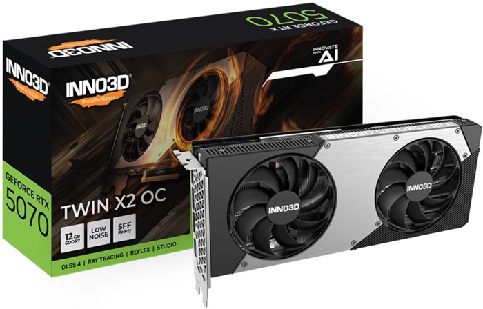 Видеокарта Inno3D GeForce RTX 5070 TWIN X2 (N50702-12D7-195064N) 104784
