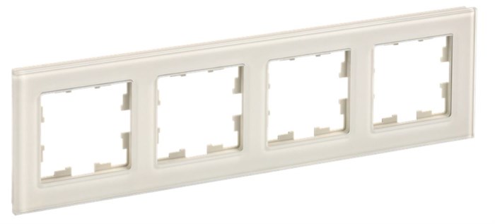 Рамка четверная  IEK BR-M42-G-K10 156772