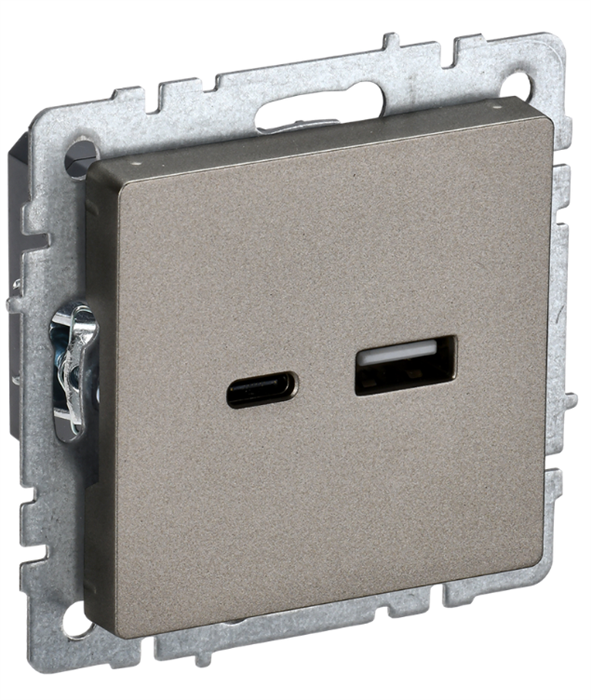 Розетка USB  IEK BR-U22-018-K37 157055