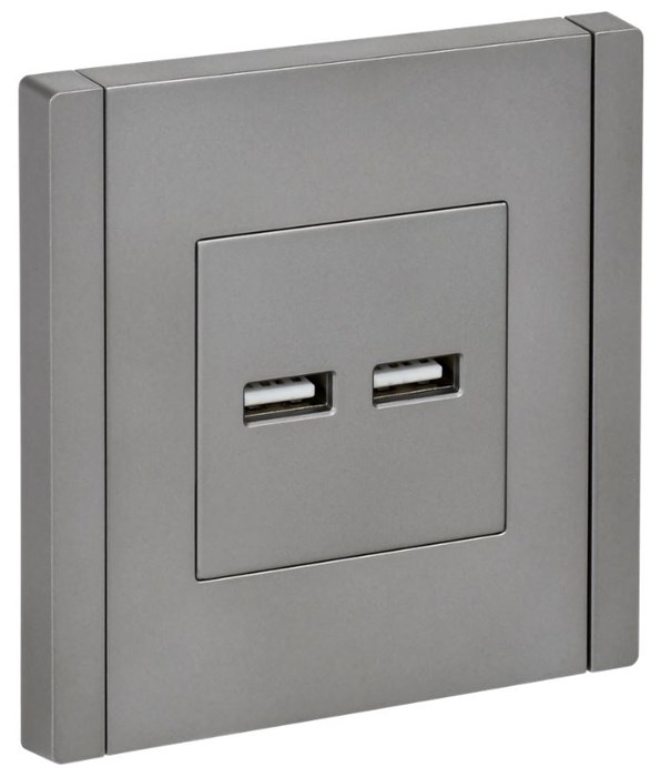 Розетка USB  IEK FP-U21-D31-K46 157080