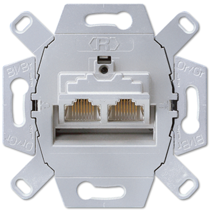 Розетка  Jung UAE8-8UPOK6 157131