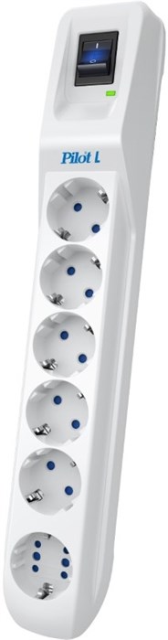 Сетевой фильтр  ZIS Pilot L-6 GP 157283