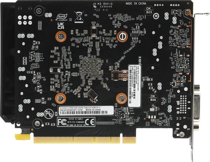 Видеокарта Palit GeForce RTX 3050 StormX V1 8GB 104813