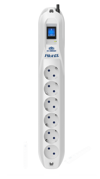 Сетевой фильтр  ZIS Pilot GL 1.8м 157325