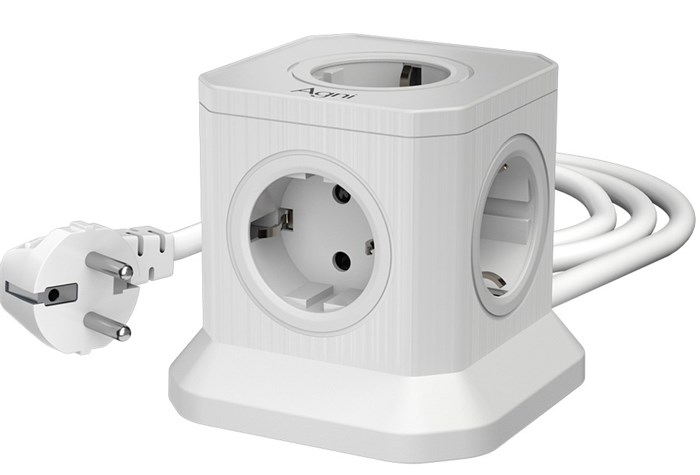 Сетевой фильтр  AGNI TP-VE4U5E-2m-white 157327