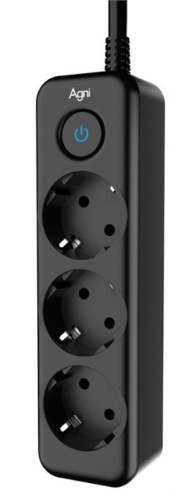 Сетевой фильтр  AGNI TP-FD3E-3m-black 157354