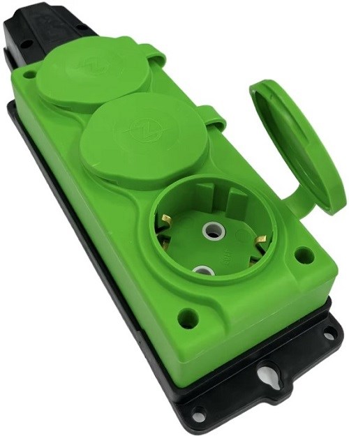 Удлинитель силовой iTOK i-CONNECT-COLOR-SUR-PVS-315-3-54-15-GREEN 157358