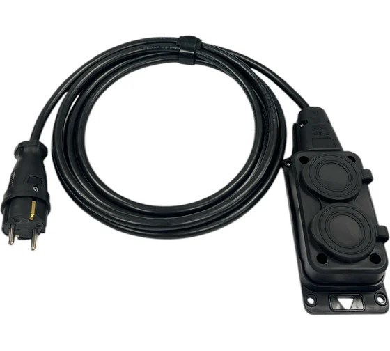 Удлинитель силовой iTOK i-CONNECT-COLOR-SU-KG-325-2-54-10-BLACK 157399