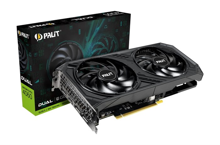 Видеокарта Palit GeForce RTX 4060 DUAL (NE64060019P1-1070D V1) 104821