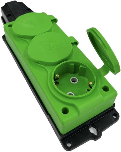 Удлинитель силовой iTOK i-CONNECT-COLOR-SUR-PVS-315-3-54-20-GREEN 157619