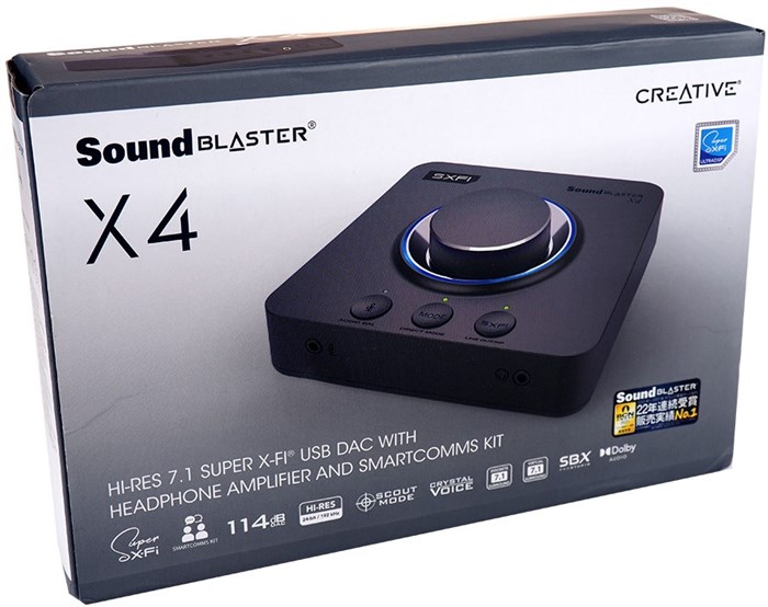 Звуковая карта USB 3.0 Creative Sound Blaster X4 104889