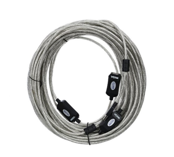 Кабель интерфейсный USB 2.0 VCOM VUS7049-25M 104901