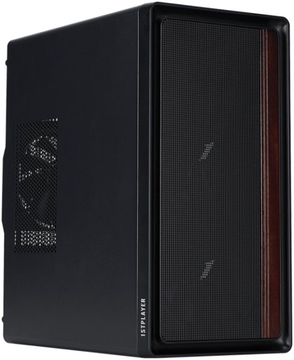 Корпус mATX 1STPLAYER WD1 Black 104985