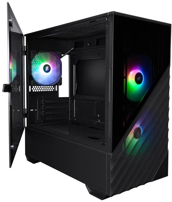 Корпус mATX 1STPLAYER D7-BK-3F7 105030