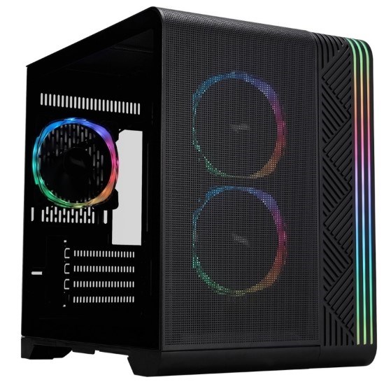 Корпус mATX 1STPLAYER VT5 ARGB Black 105042