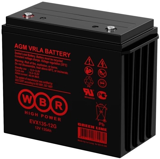 Аккумулятор  WBR EVX135-12G WBR 100774