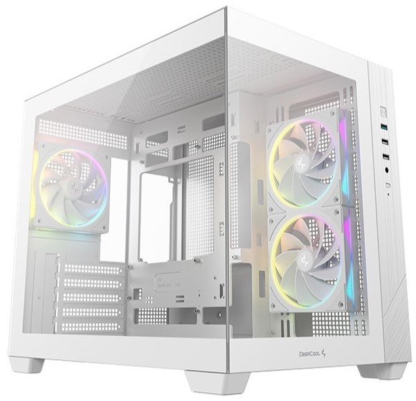Корпус mATX Deepcool CG330 3F WH 105225