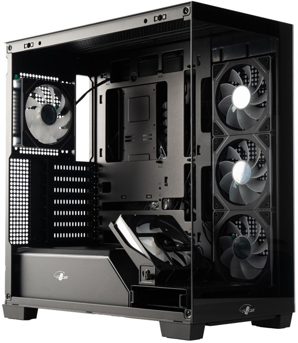 Корпус eATX Eurocase M9 Max-Fishtank BLACK 105277