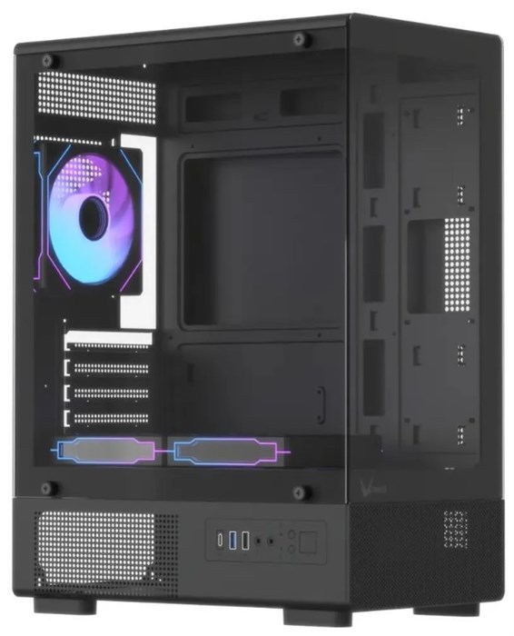 Корпус mATX Formula V CRYSTAL Z1CM BLACK V2 105656