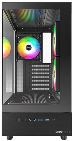 Корпус ATX Montech XR Black 105863
