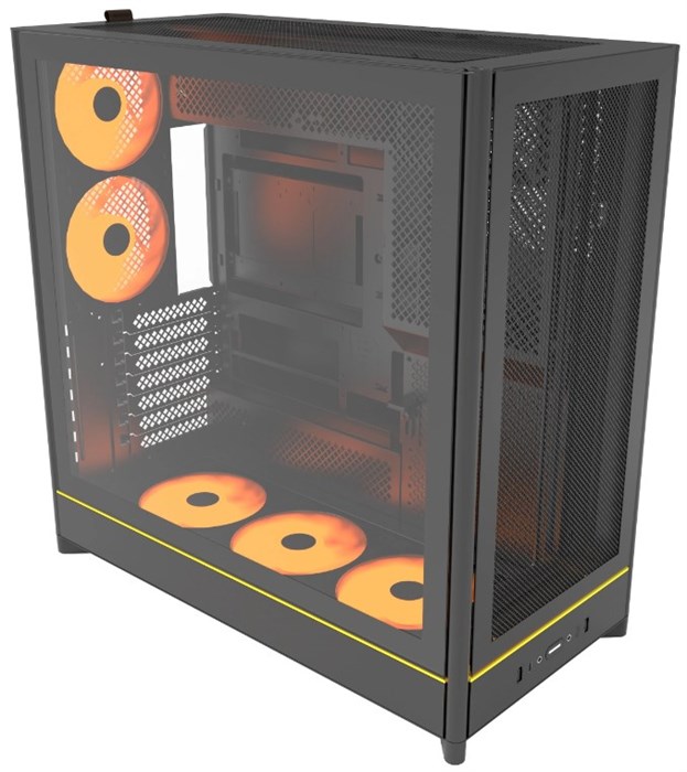 Корпус ATX Montech HS01 PRO BLACK 105883