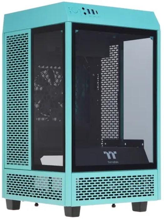Корпус mini-ITX Thermaltake The Tower 100 Turquoise 106030