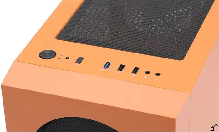 Корпус mATX WIZMAX EM1 Woofer Orange 106387