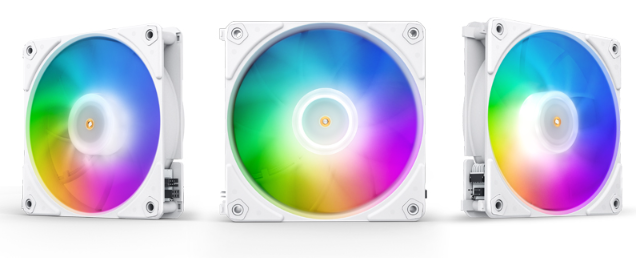 Вентилятор для корпуса JONSBO ZF-120(3 in 1) White 106461