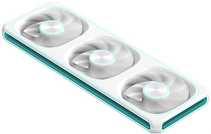 Вентилятор для корпуса Formula V AIR FUSION 3 WH REVERSE 106464