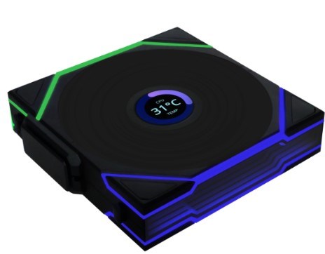 Вентилятор для корпуса Lian Li G99.12TLLCD1W1B.00 106513