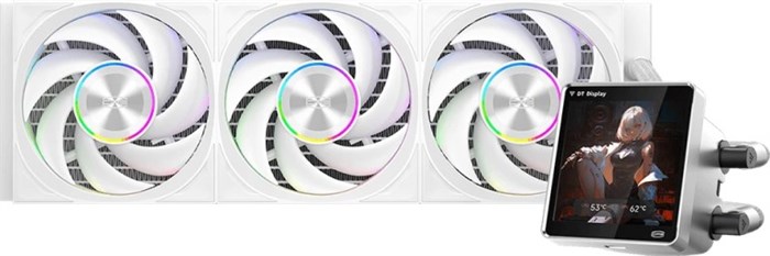Система охлаждения жидкостная PCCooler DT360 ARGB Display WH 107110
