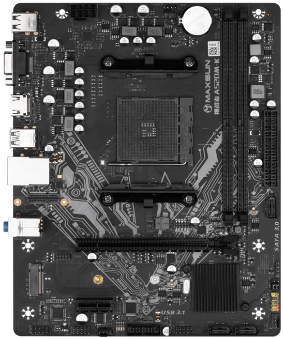 Материнская плата mATX MAXSUN Challenger A520M-K 107172