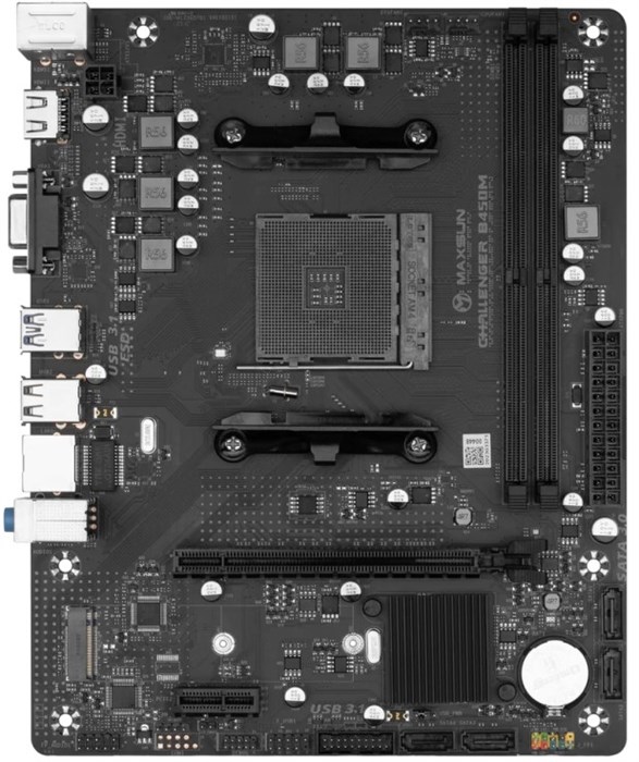 Материнская плата mATX MAXSUN MS-Challenger B450M 107176