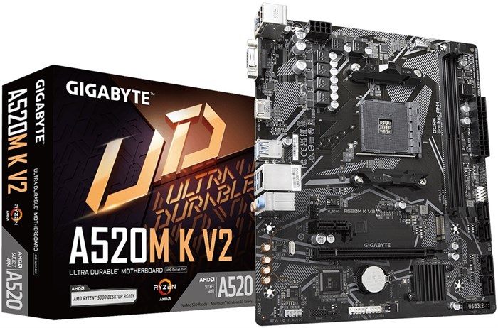 Материнская плата mATX GIGABYTE A520M K V2 107179