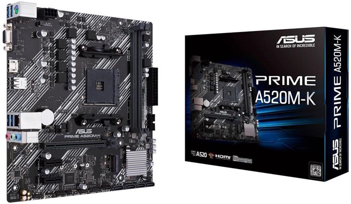 Материнская плата mATX ASUS PRIME A520M-K 107187